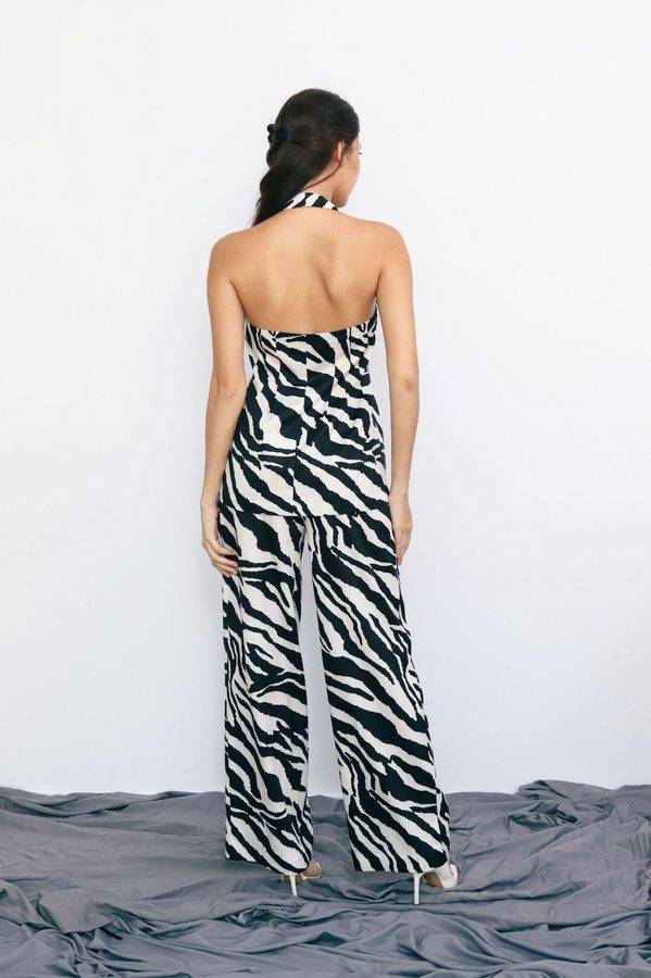Zebra Halter Co-Ord Set