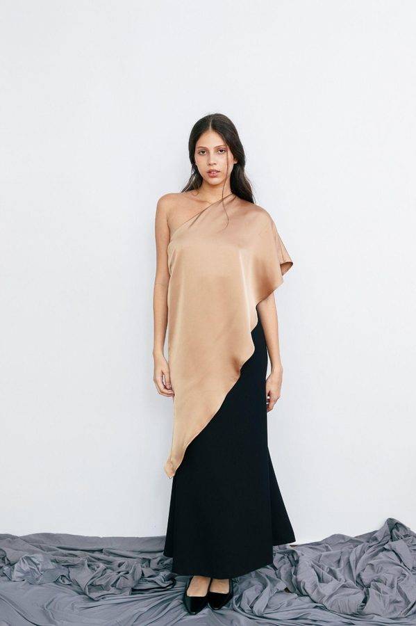 Asymmetric Drape Top