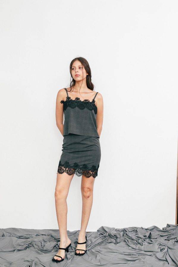 Lace-Detail Mini Set