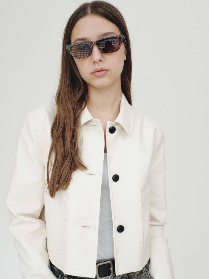 Faux Leather Jacket