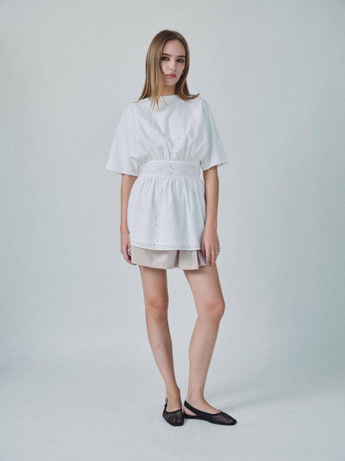 Open Back Ribbon Top