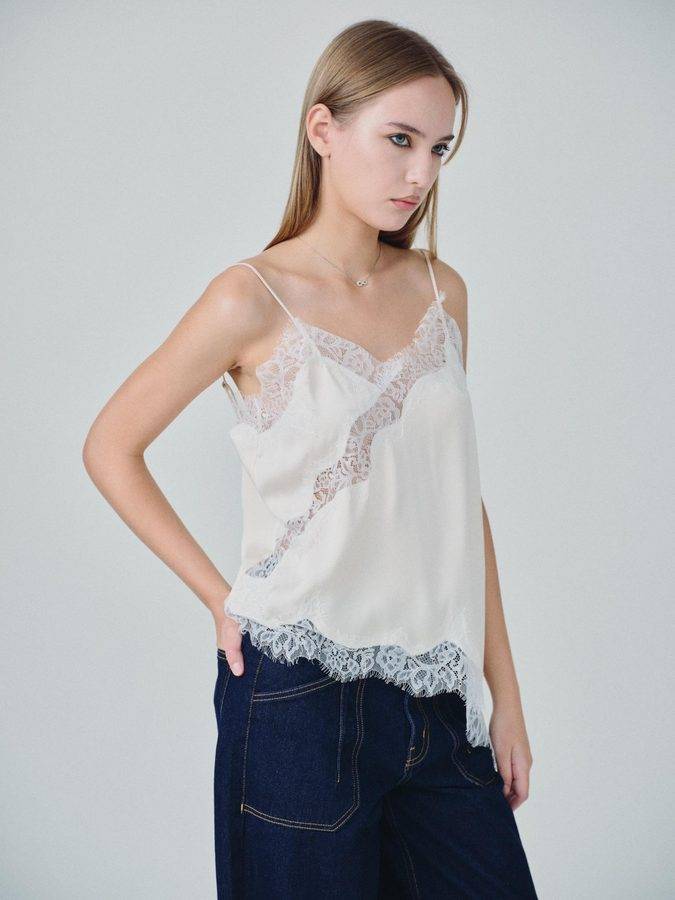 Lace Asymmetric Camisole