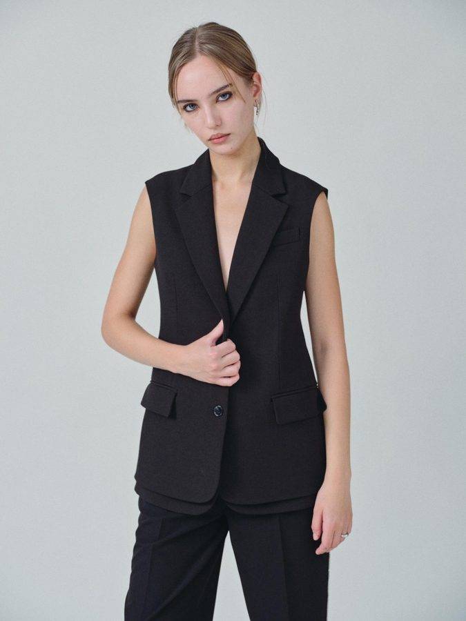 Tailored Sleeveless Vest