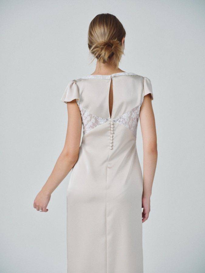 Square-Neck Midi Dress