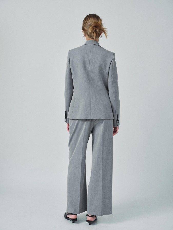 Wide-Leg Suit Trousers