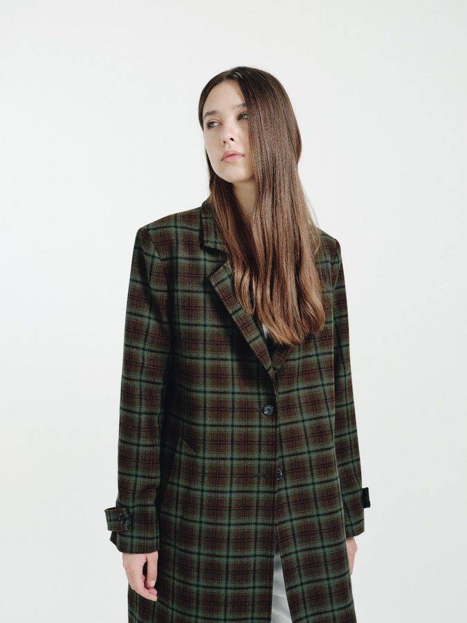 Highland Check Coat