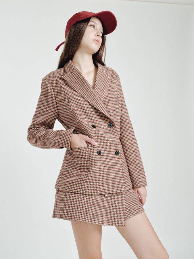 Houndstooth Blazer