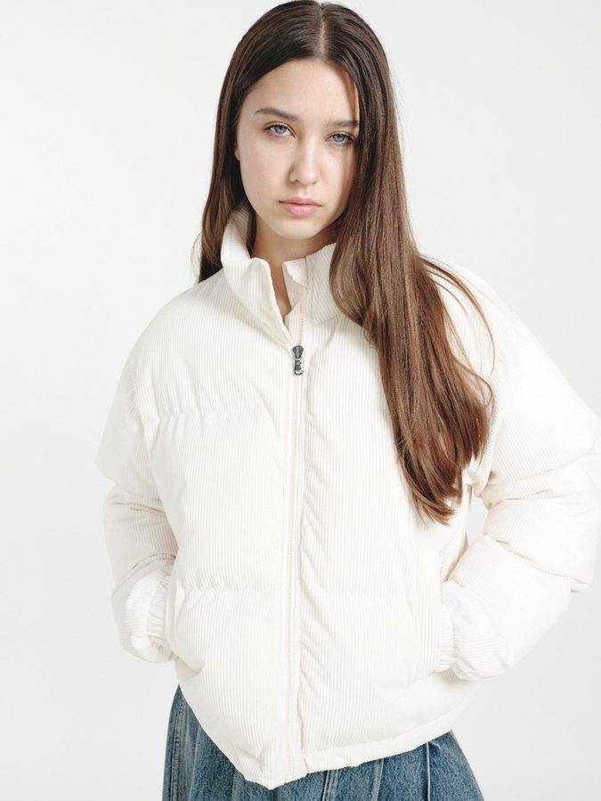 Corduroy Puffer Jacket