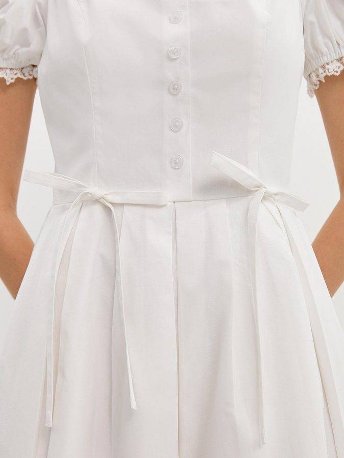 Puff Sleeve Lace Dress