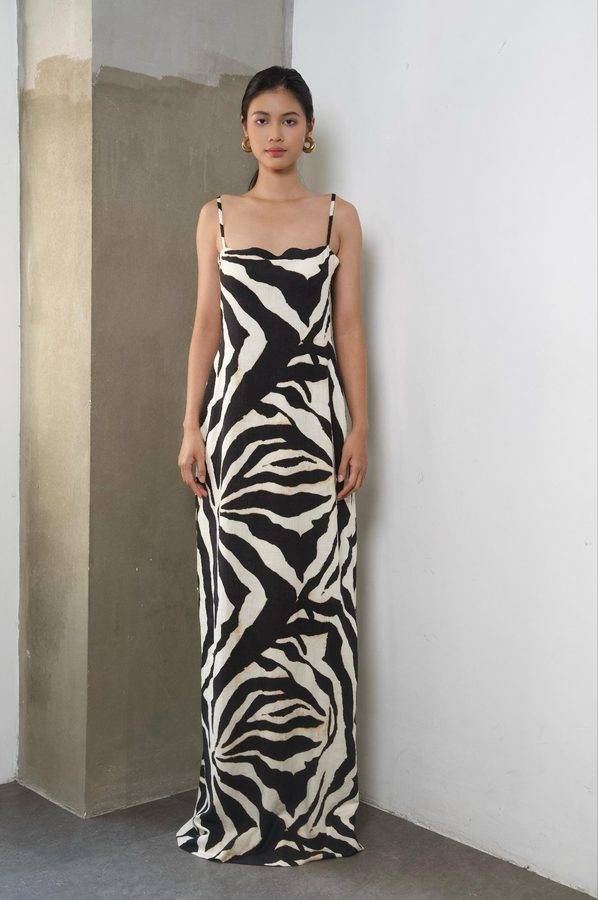 Zebra Maxi Dress