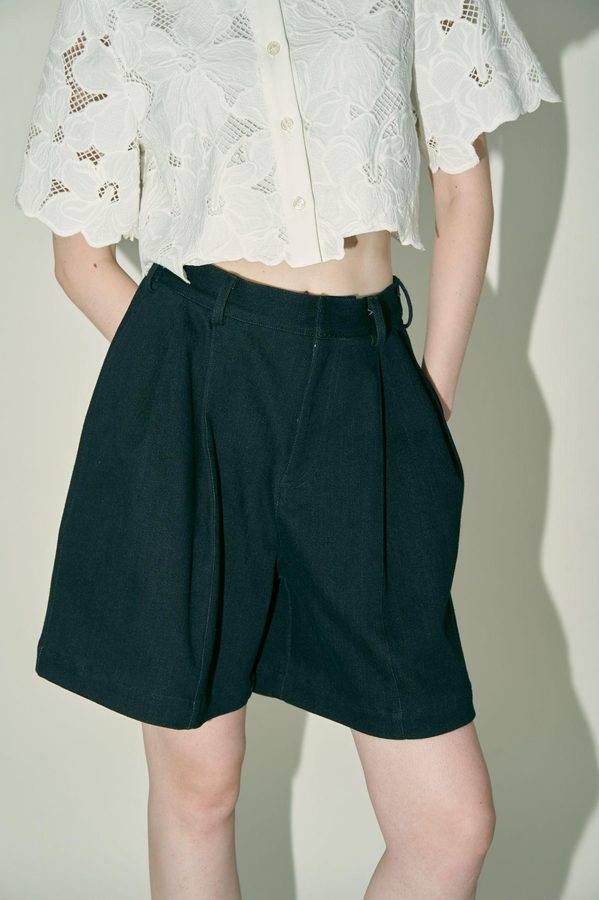 Rose Embellished Mini Skirt